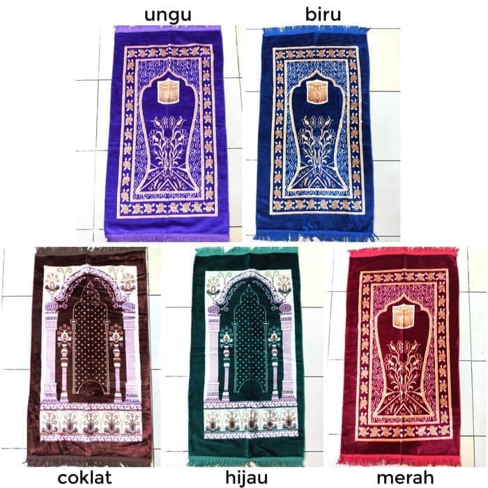 sajadah bulu halus da lembut plus box cantik