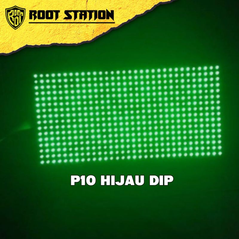 P10 DIP Outdoor Hijau P10 DIP Outdoor Green