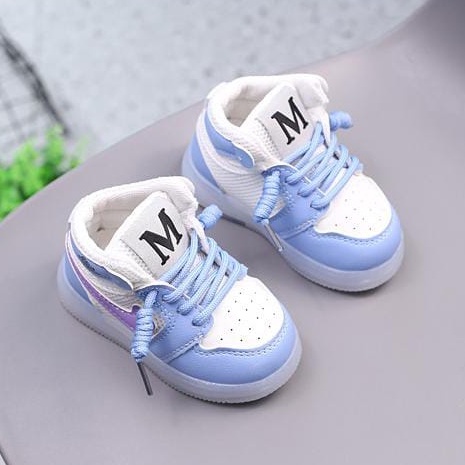 Minyun LED Sepatu Anak Sport Sneaker Anak Size 21-30 Usia 1-5 Tahun