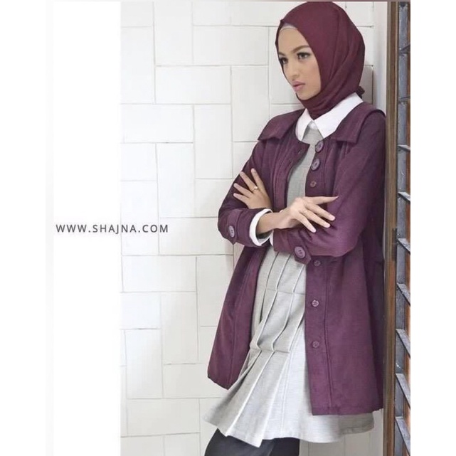 (PRELOVED) Purple Kenza Coat Shajna