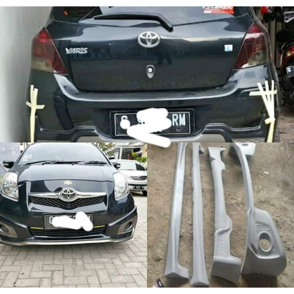 bodykit toyota yaris 2006-2011 adaptasi add on