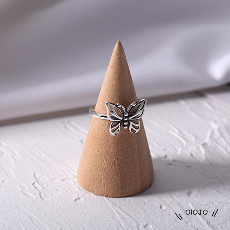 【COD】Cincin Model Butterfly Hollow Out Gaya Vintage Untuk Wanita