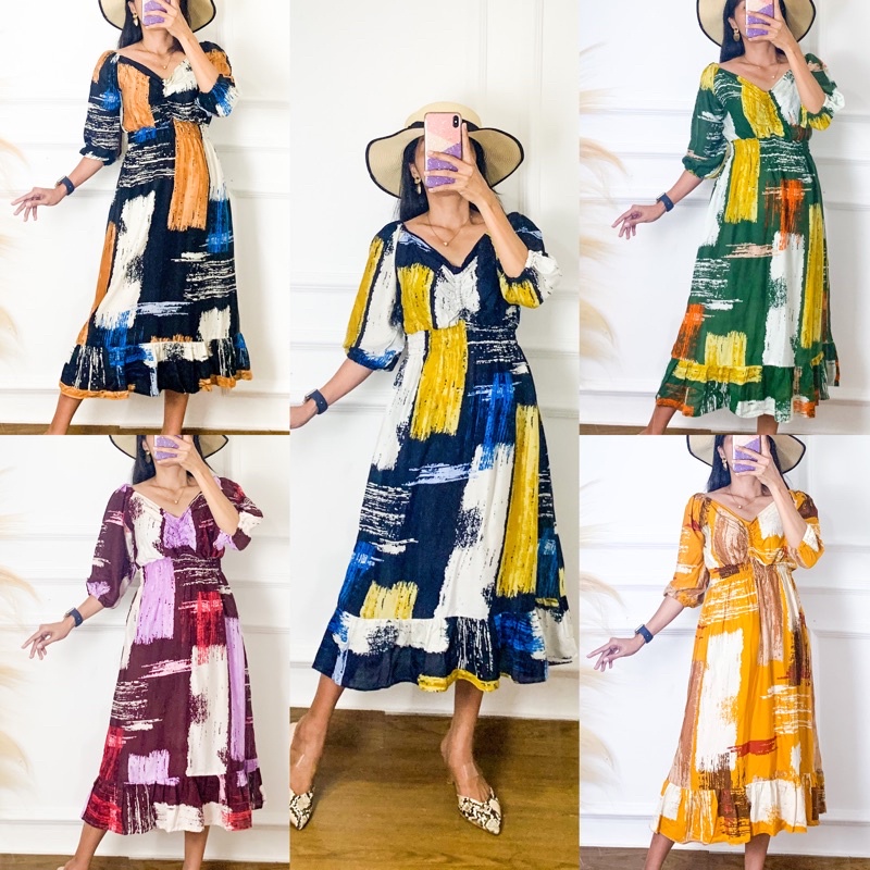 Dress Isabela ruffle rempel