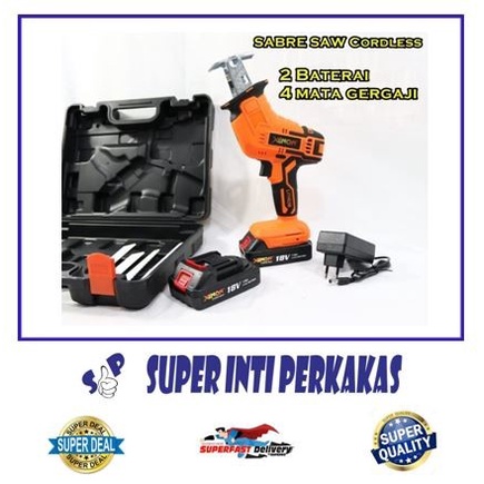 Mesin Gergaji Reciprocating Recipro Sabre Saw Cordless XENON CDRS1845