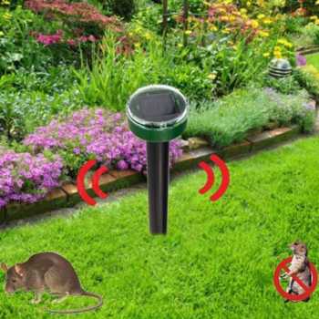 alat pengusir tikus taman sawah kebun elektrik elektronik ultrasonic anti tikus tenaga surya Jarak J