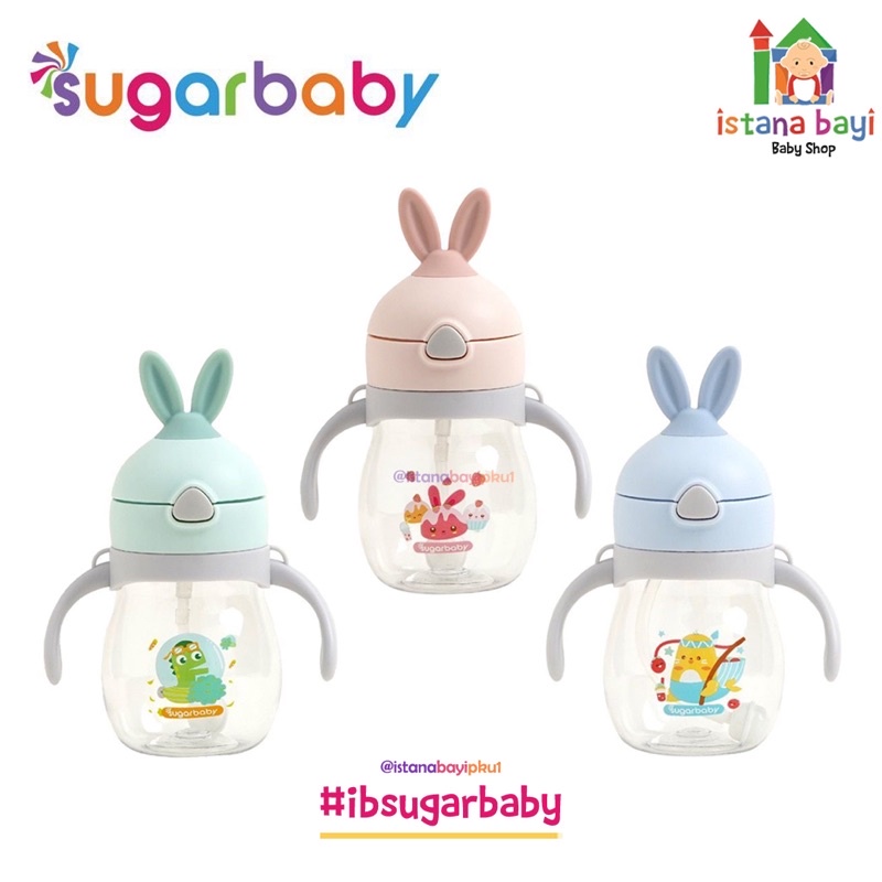 Sugar Baby TRITAN Sippy Cup Rabbit - Training cup - Botol minum bayi