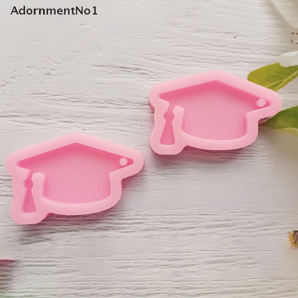 [AdornmentNo1] DIY PhD Graduation Hat Silicone Resin Mold Epoxy Keychains Mould Jewelry Gift [new]