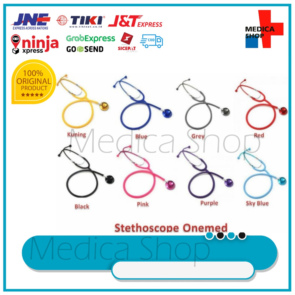 Stethoscope Standard OneMed Stetoskop Warna Ekonomis Alat Rumah Sakit