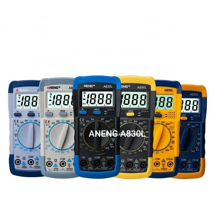 Multimeter Digital Multitester Avometer Aneng A830L Alat Pertukangan Pengukur Arus Listrik