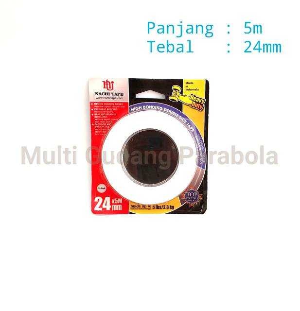 

Double Acrylic Foam Tape Nachi High Bounding 24 mm 5 meter