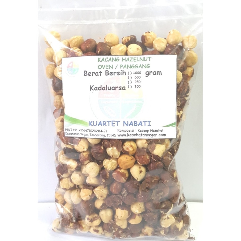 

HAZELNUT - KACANG - OVEN - PANGGANG - MATANG - RASA ORIGINAL 250 GR