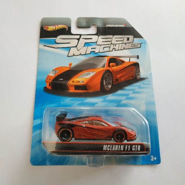 hotwheels hot wheels speed machines mclaren f1 gtr merah