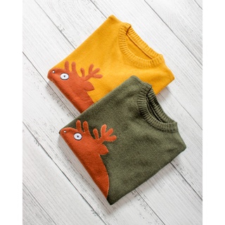 KALILA - DEER MONSTER Baju Anak Laki Laki Umur 3 - 5 Tahun / Bahan Rajut