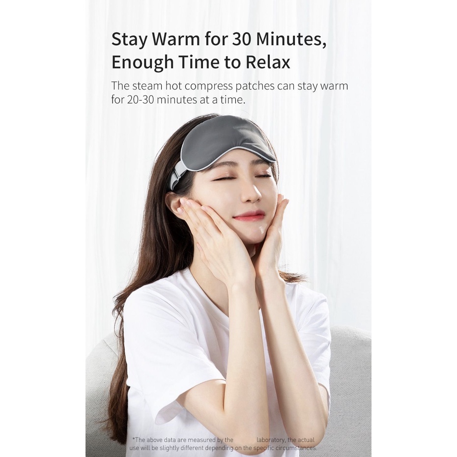 Penutup Mata Tidur Travel dengan Penghangat Mata Masker Mata Let's Go Thermal Series Eye Cover FMYZ