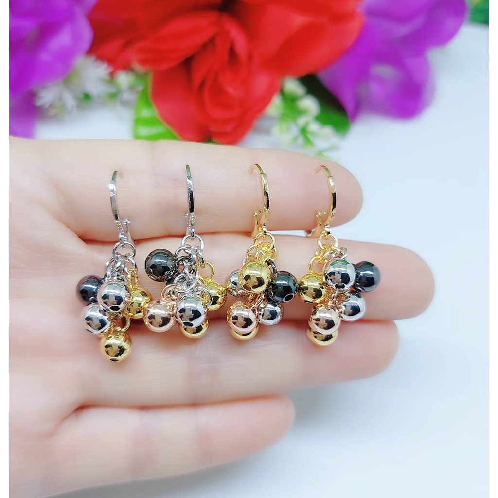 Anting anggur xuping lapis emas perhiasan fashion