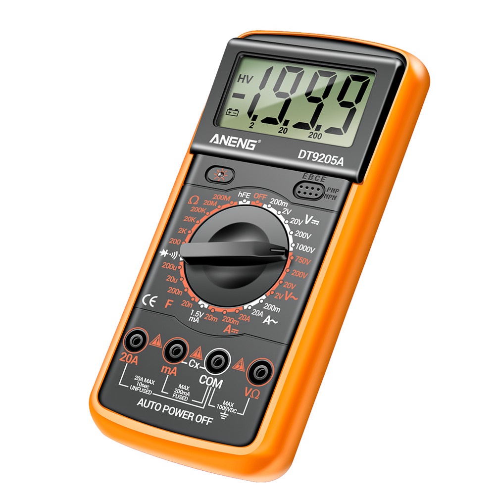 ღ[IN STOCK/COD]ღ AC/DC DT-9205A Digital LCD Multimeter Ammeter Resistance Capacitance Tester Pen