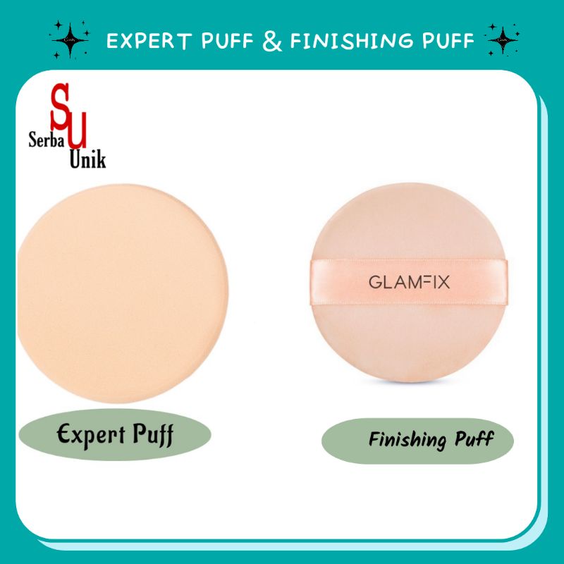 Glam Fix Expert Puff / Finishing Powder Puff / Spons Make Up Glam Fix