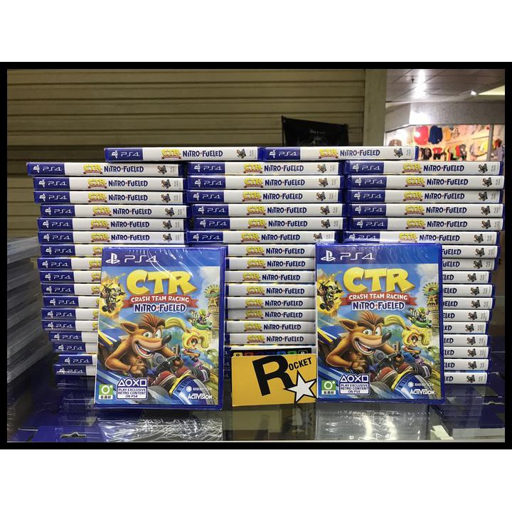 PS4 Crash Team Racing Nitro-Fueled / CTR Region 3 Asia SALE