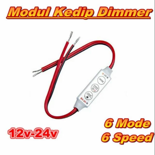 Modul Kedip Led 12v - 24v Alat Pengedip Led Motor Mobil Truk Bus