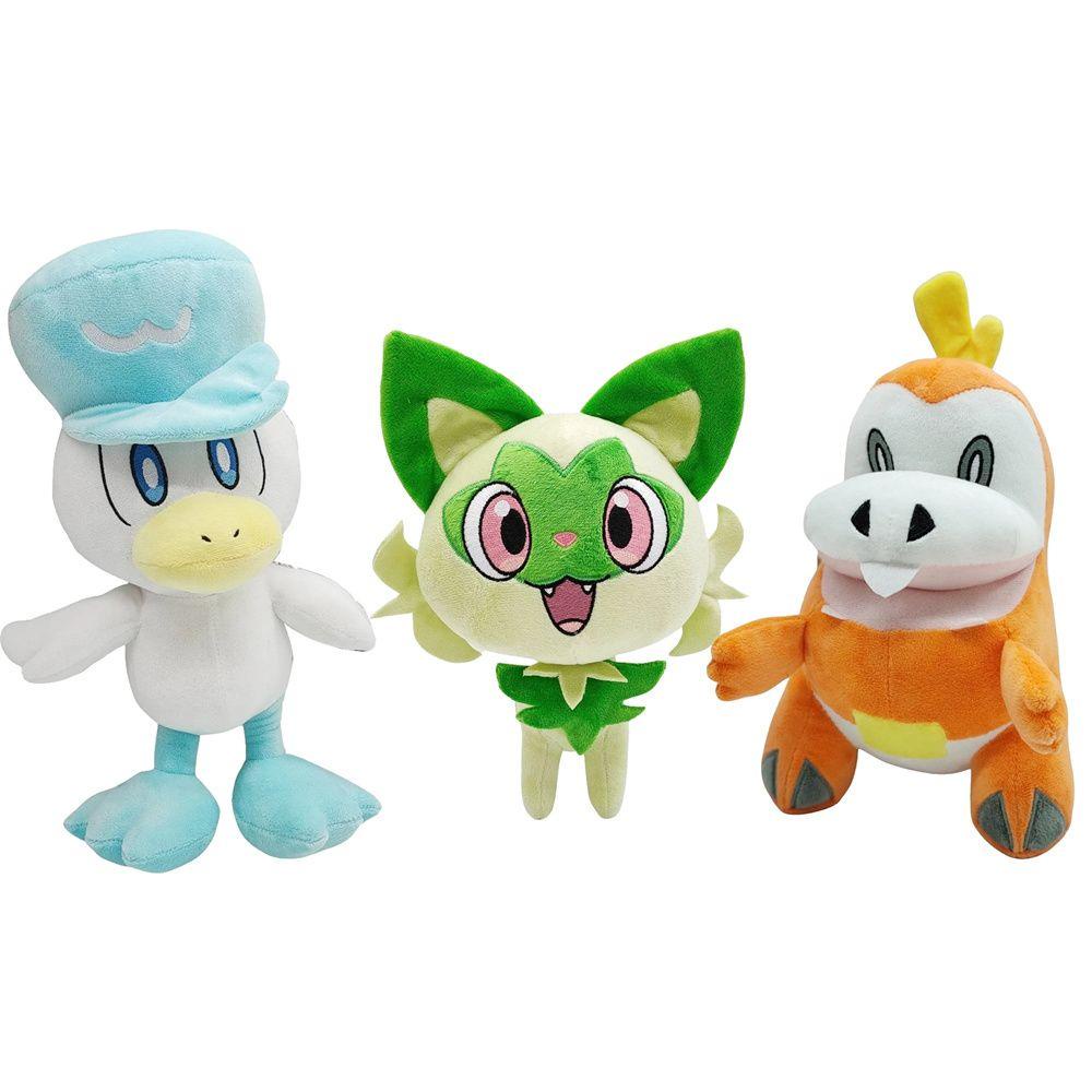 Lanfy Pokemon Mainan Mewah Hadiah Natal Anime Kucing Boneka Boneka Plush Doll Quaxly Stuffed Animal