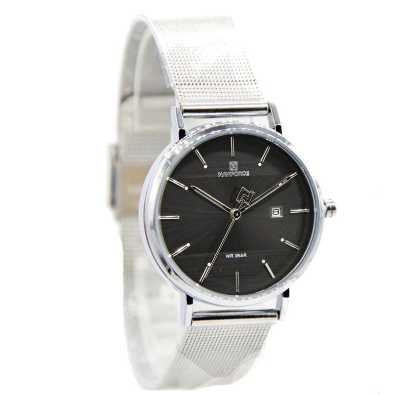 JAM TANGAN NAVIFORCE 3008 L1 ST LA WOMEN - STAINLESS STEEL - SILVER NAVIFORCE ORIGINAL 3008 JAM NAVI