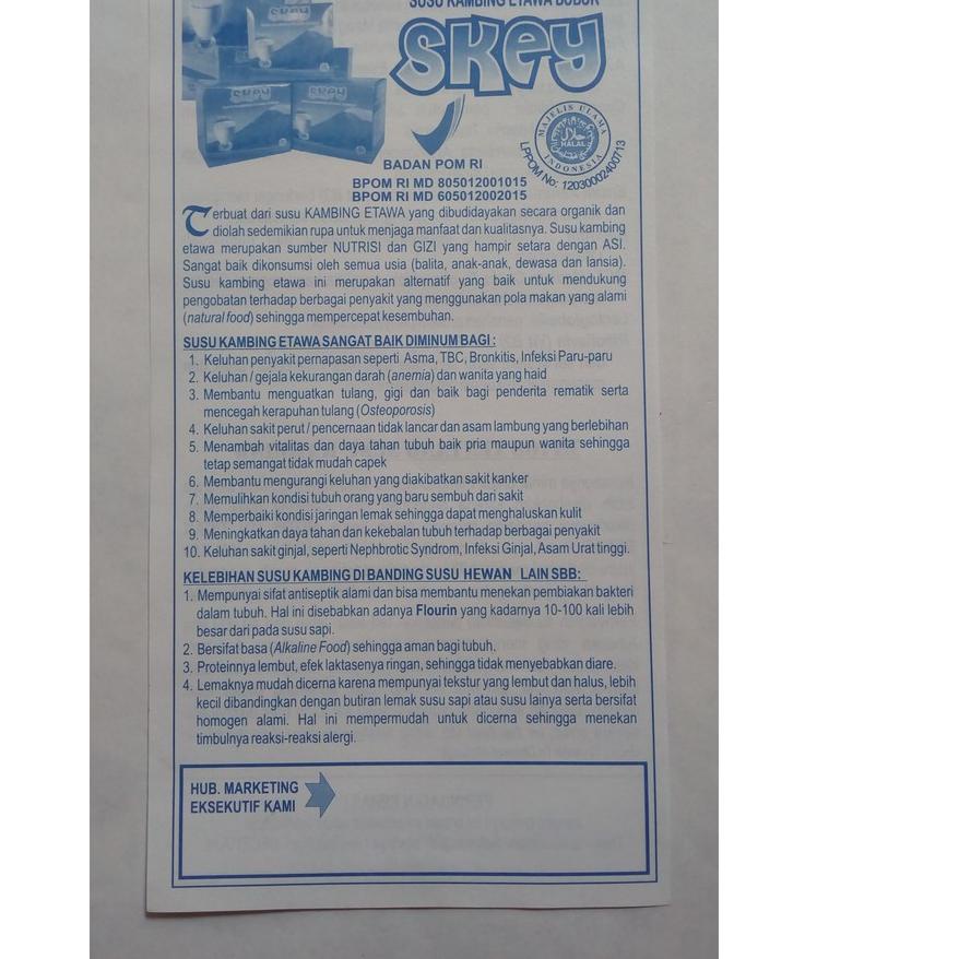 

Termurah dan terbaik >> cmoorlifen | SKEY - Vanila 250 g [Sachet] - Susu Bubuk Kambing Etawa