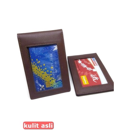 

iD card holder kulit asli - name tag kulit asli - name tag holder kulit asli c
