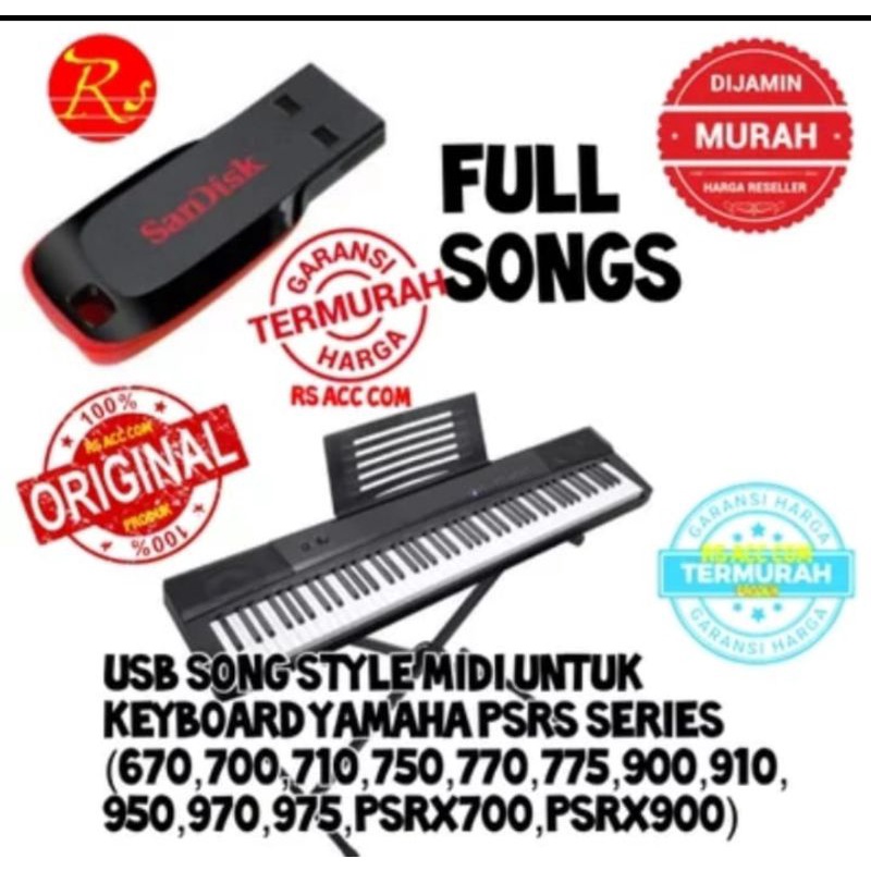 USB Song Style KEYBOARD YAMAHA PSR Jenis Keyboard YAMAHA Harga Grosir