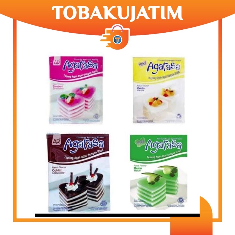 

Nutrijell Agarasa Agar Agar Cokelat Vanila Melon Stroberi