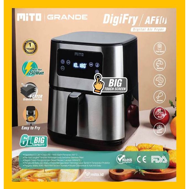 AIR FRYER MITO AF 10