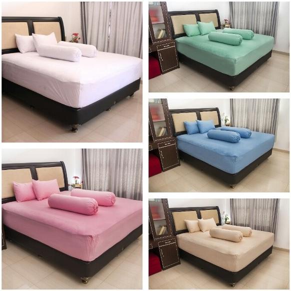 Sprei Polos Katun CVC 120x200 Grosir