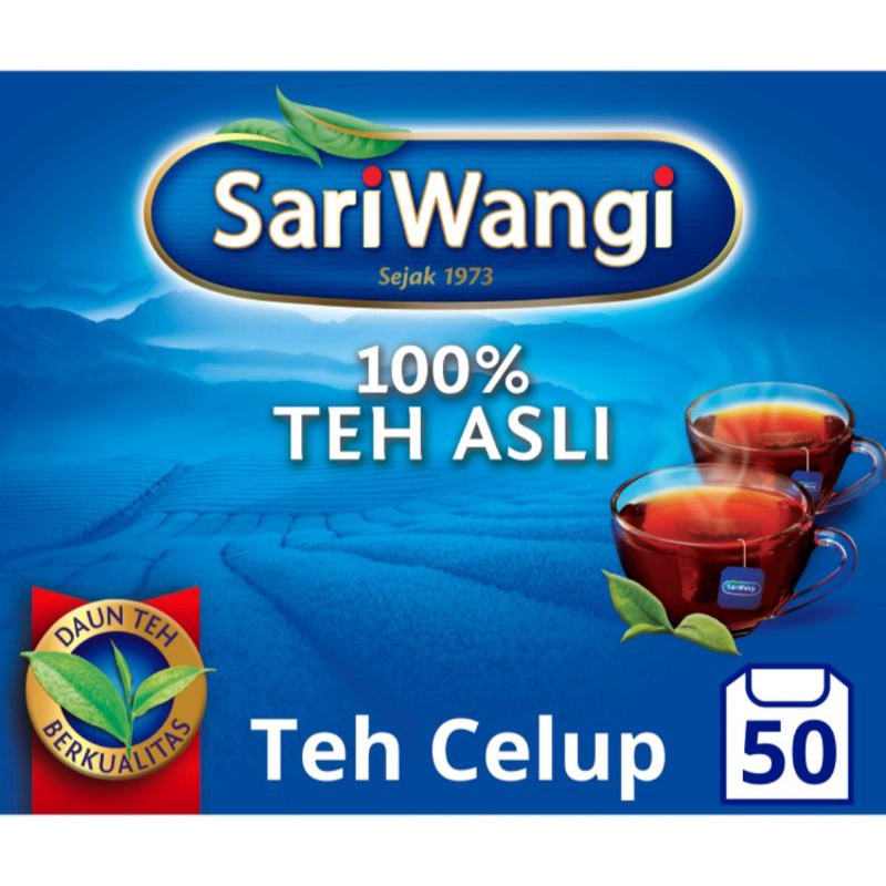 

0Sariwangi Teh Celup Hitam 1.85 G - Black Tea, Teh Hitam, Teh
