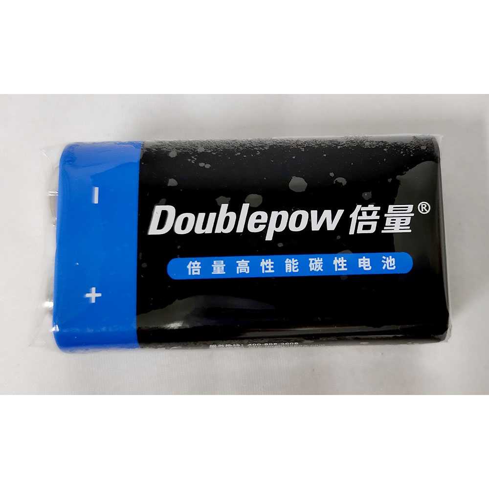 IDN TECH - DOUBLEPOW Batu Baterai 9V 6F22 Non-Rechargeable 1 PCS