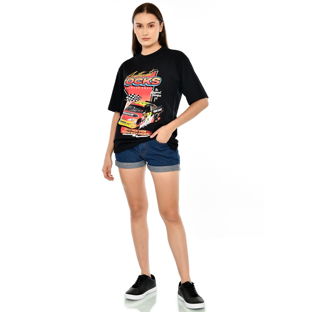 FOLLBACK Racer T-Shirt Red Legend - Kaos Nascar Oversize