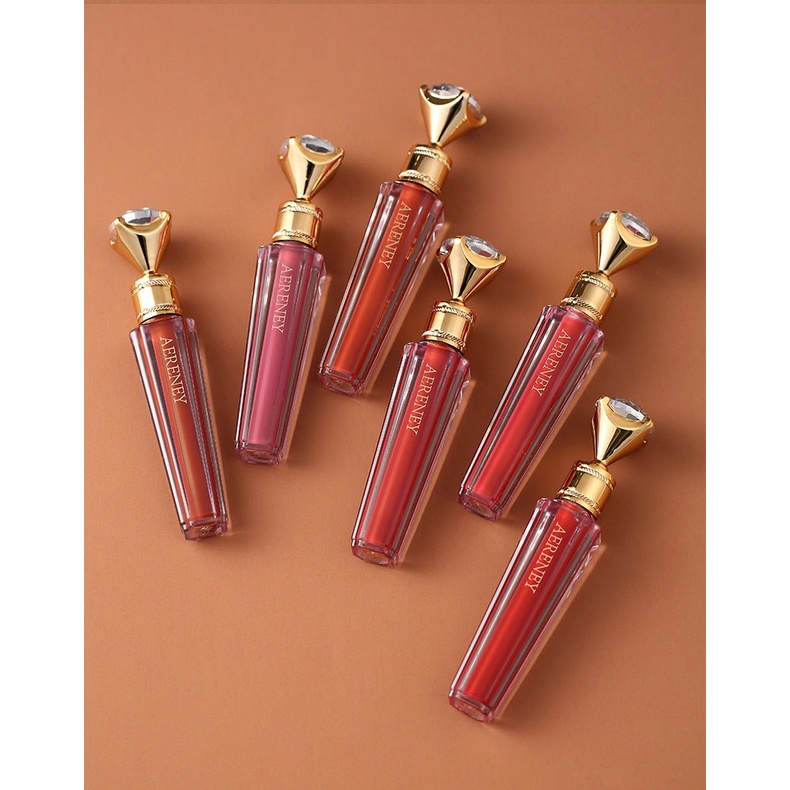 Lameila Lip Glaze Lipstik Pelembab Tahan Lama Lip Gloss Pewarna DJ 1042