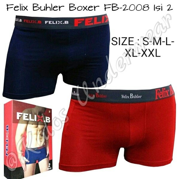 Celana Dalam Boxer Pria FELIX BUHLER FB-2008 Isi 2 - L