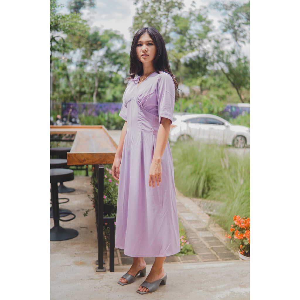 [ La Peony ] Ji Eun Dress / lilac dress/ summer style dress/ party dress/