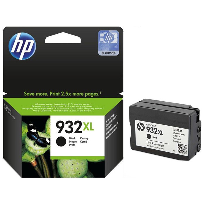 Cartridge HP 932XL Black Officejet Ink Cartridge (CN053AA)