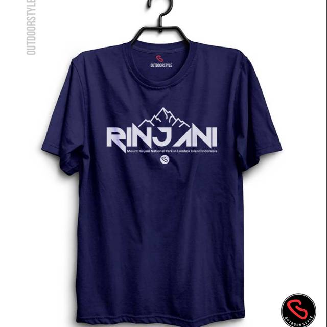 Kaos gunung rinjani/baju gunung/tshirt pria/fashion pria