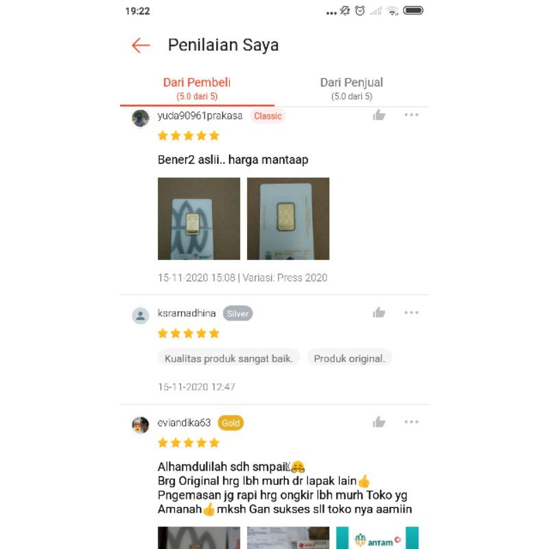 LOGAM MULIA EMAS ANTAM  CERTIEYE 1 GRAM TERBARU-7