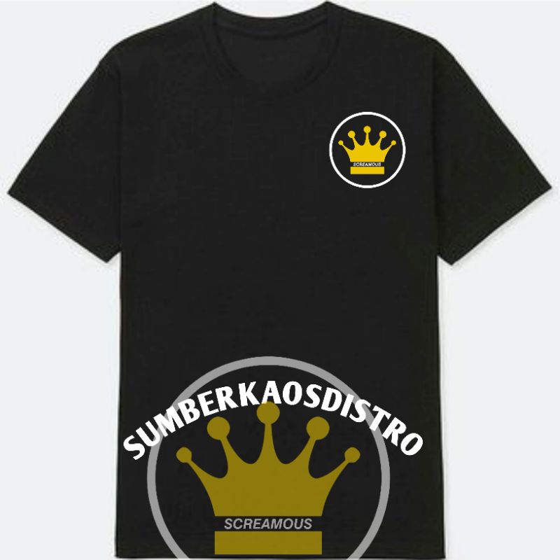 TERJANGKAU KAOS DISTRO LOGO GAMBAR SCREAMOUS PAKAIAN PRIA WANITA