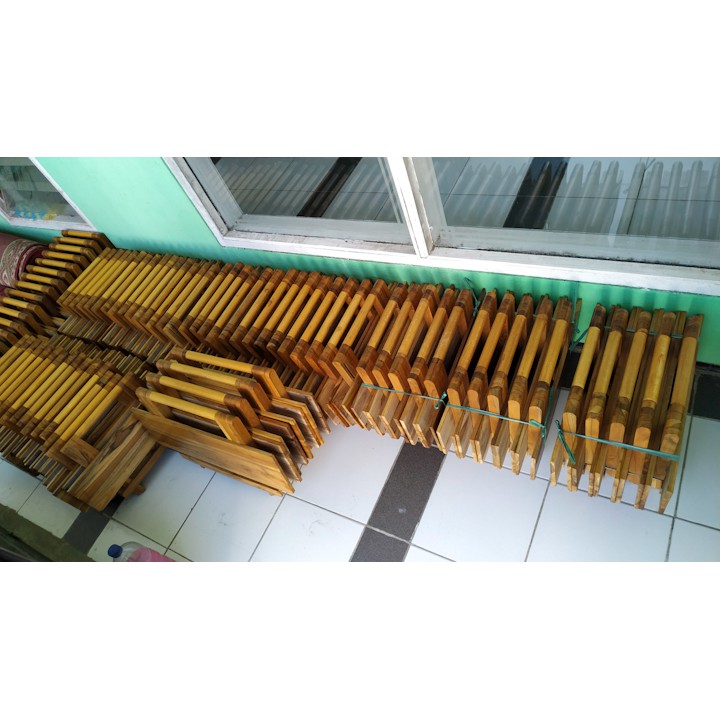 Meja Lipat Kayu Jati 50x30