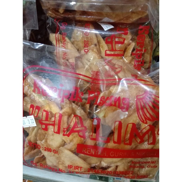 

keripik pisang Halim