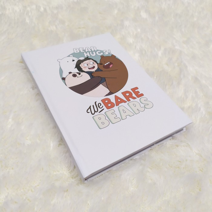 

[RESTOCK] Buku Catatan- Notebook We Bare Bears Hug- Uk. A5, 100 lembar - WBB 1
