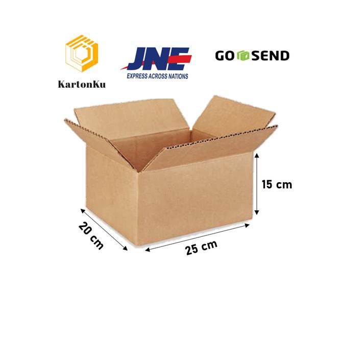 

Kardus / Box / Karton / Packing / Single Wall / Polos - 25X20X15 Dafa.Olshop
