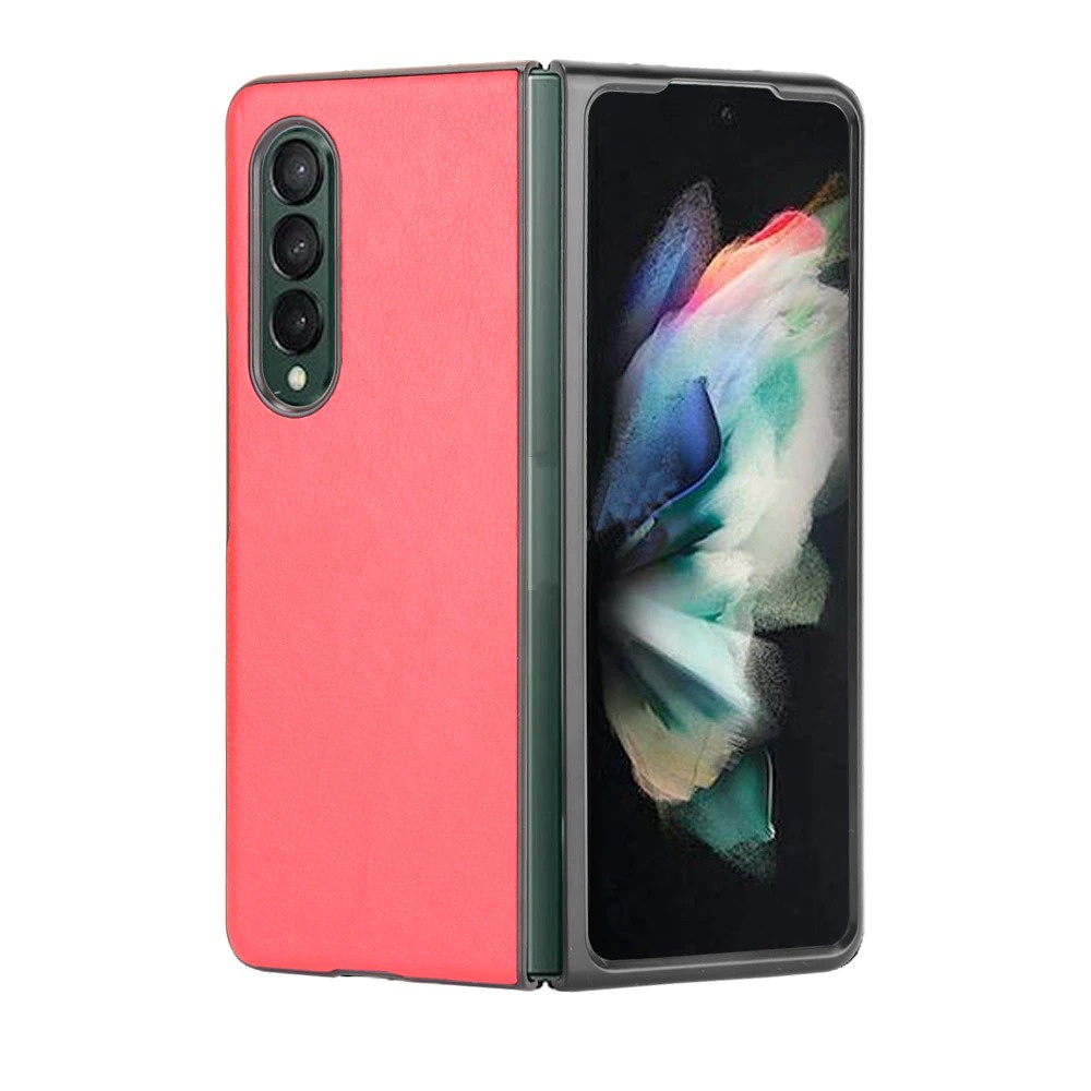 Casing Samsung Galaxy Z Fold 3 Leather Flip Cover Original