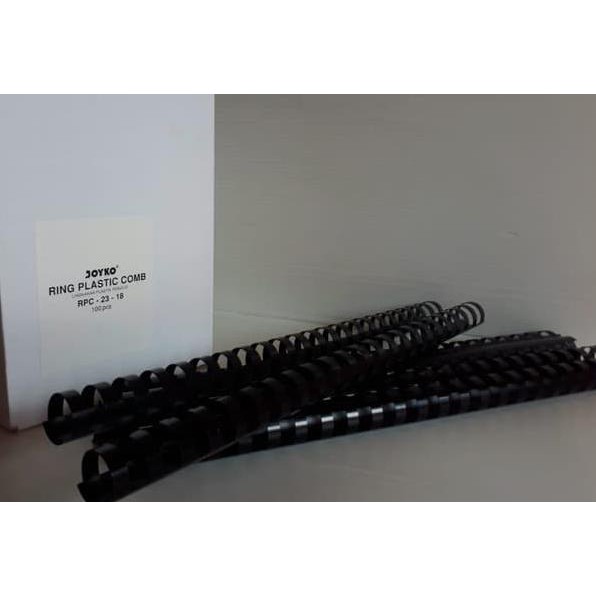 

ï% Joyko Spiral Plastik RPC-23-18 F4 23 Lubang (18 mm) - Hitam ï