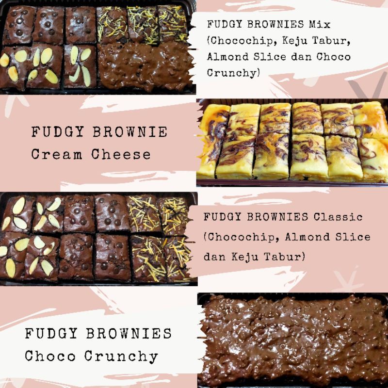 

Fudgy Brownies (Brownies Panggang)