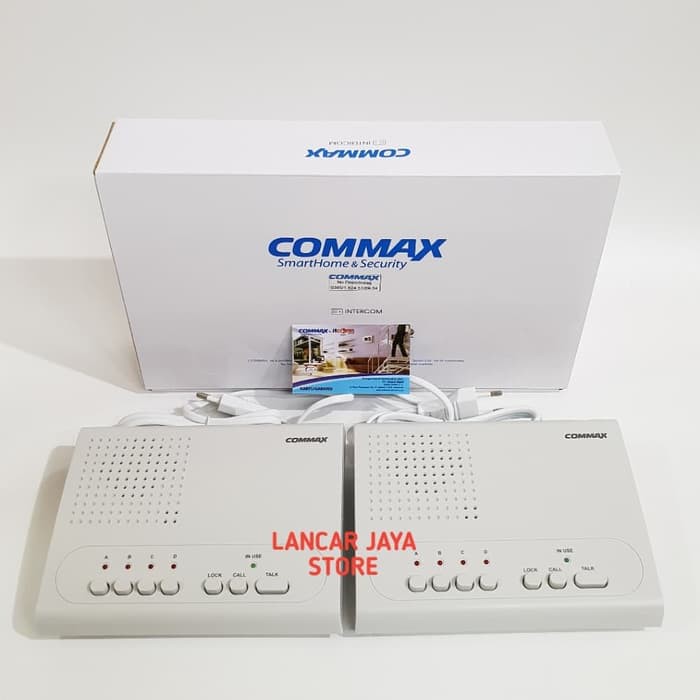 Intercom Wireless Commax WI-4C White (Sepasang)