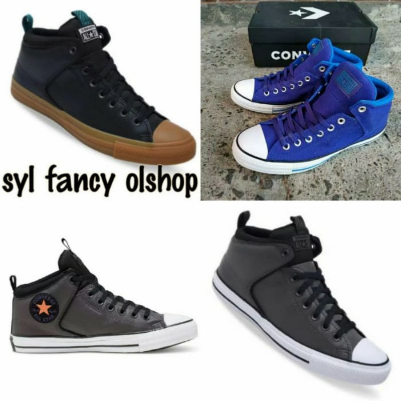 Sepatu Converse Original Mid Street / JV Leather Special Edition